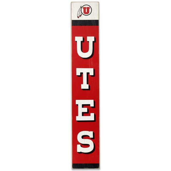 University of Utah Vertical Wood Wall Decor Open Road Brands ShopORB